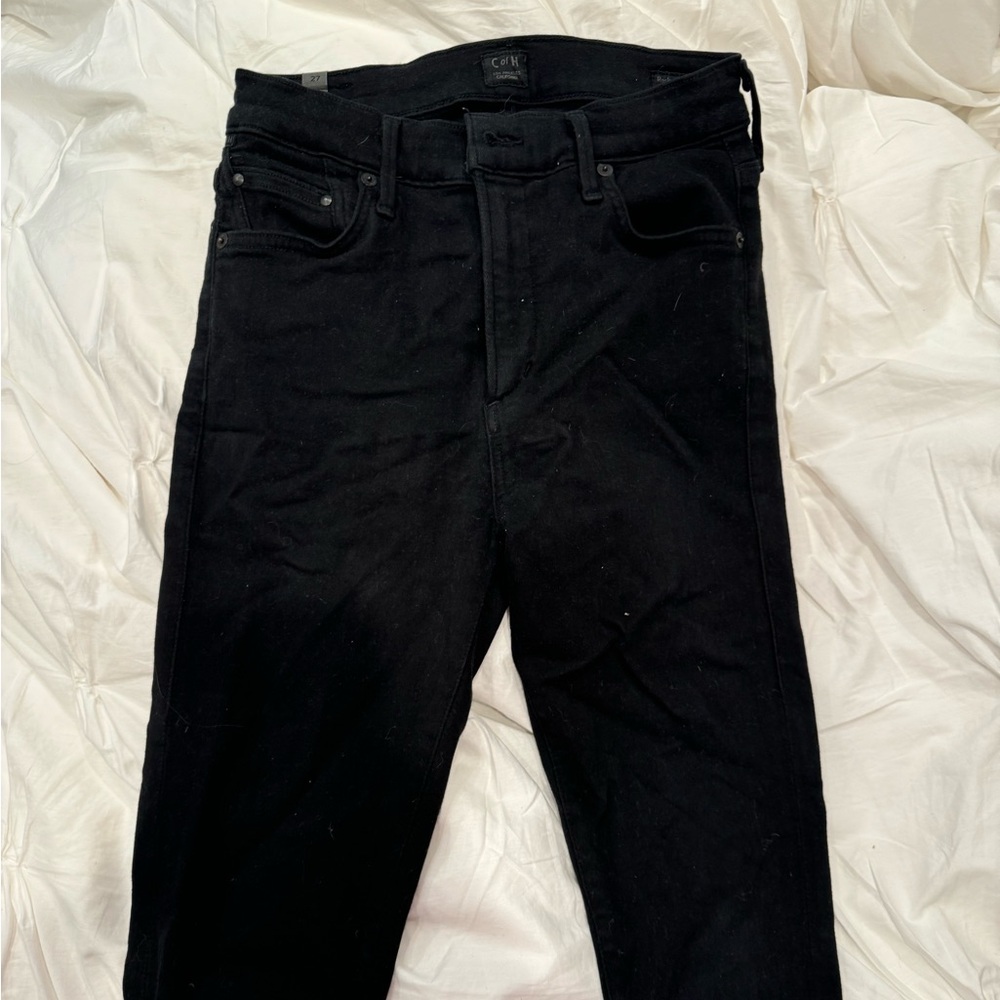 Citizens of humanity black rocket high rise skinny